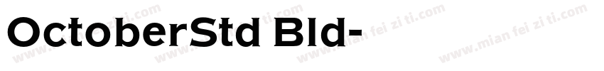 OctoberStd Bld字体转换